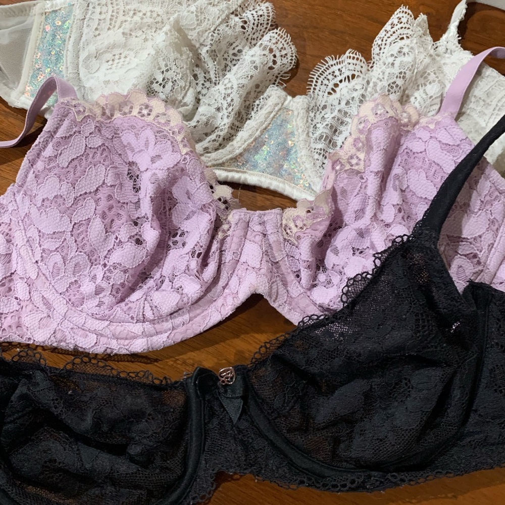Bundle of three Victoria’s Secret bras 34C